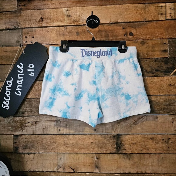 Disney Pants - Disney women's Disneyland tie dye design sweat shorts size M